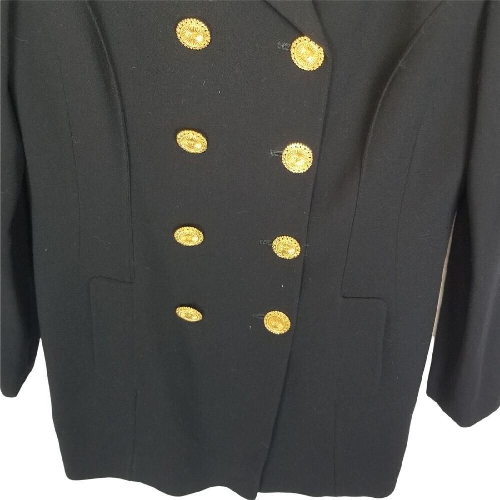 Vintage Vintage St. John Womens Wool Blazer Dark Academia Preppy 10 Size L / US 10 / IT 46 - 3 Thumbnail