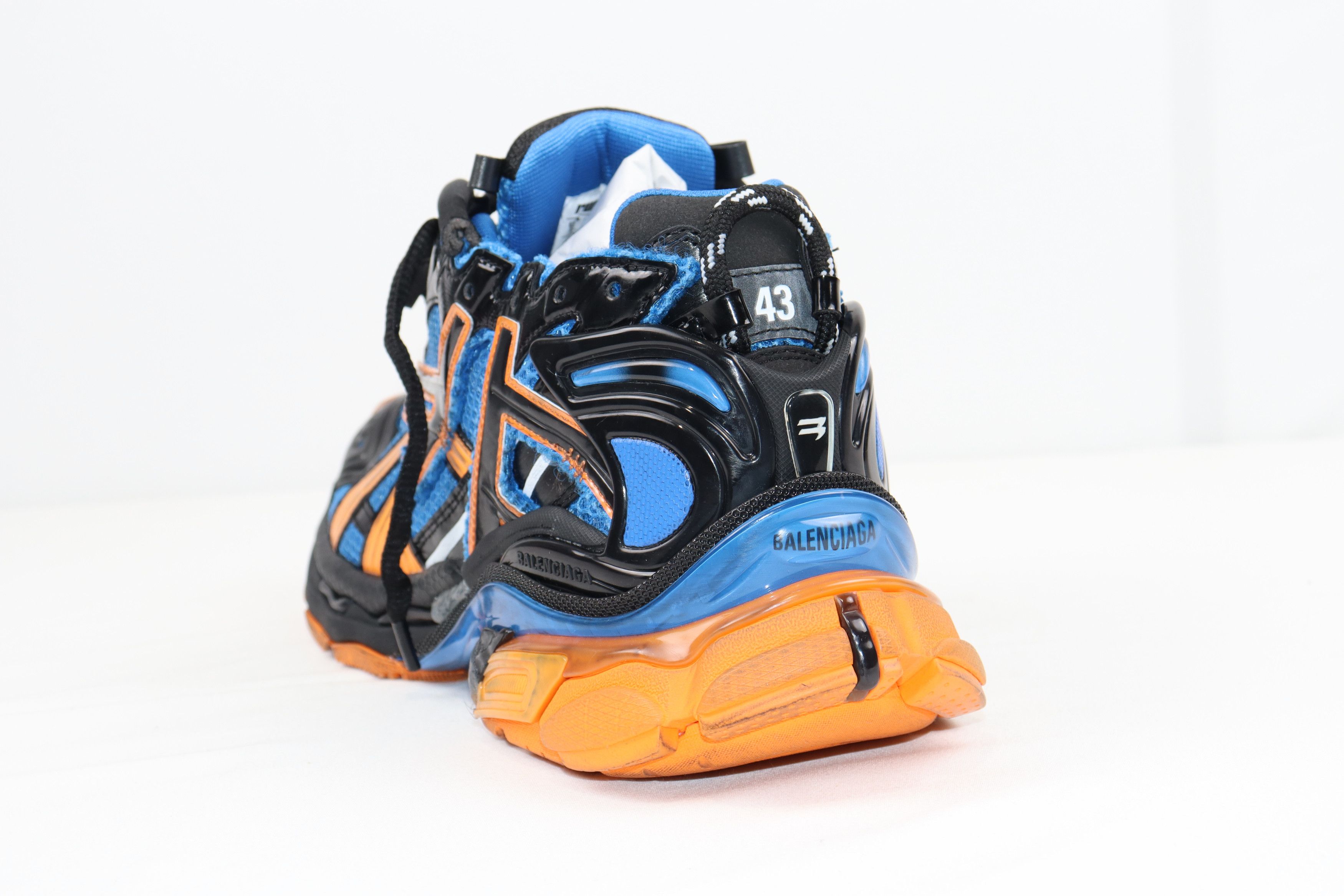 Balenciaga o1rshd1 Q:3 / Caged Mesh Runners Knicks Color Way Multicolor Size US 9 / EU 42 - 12 Thumbnail