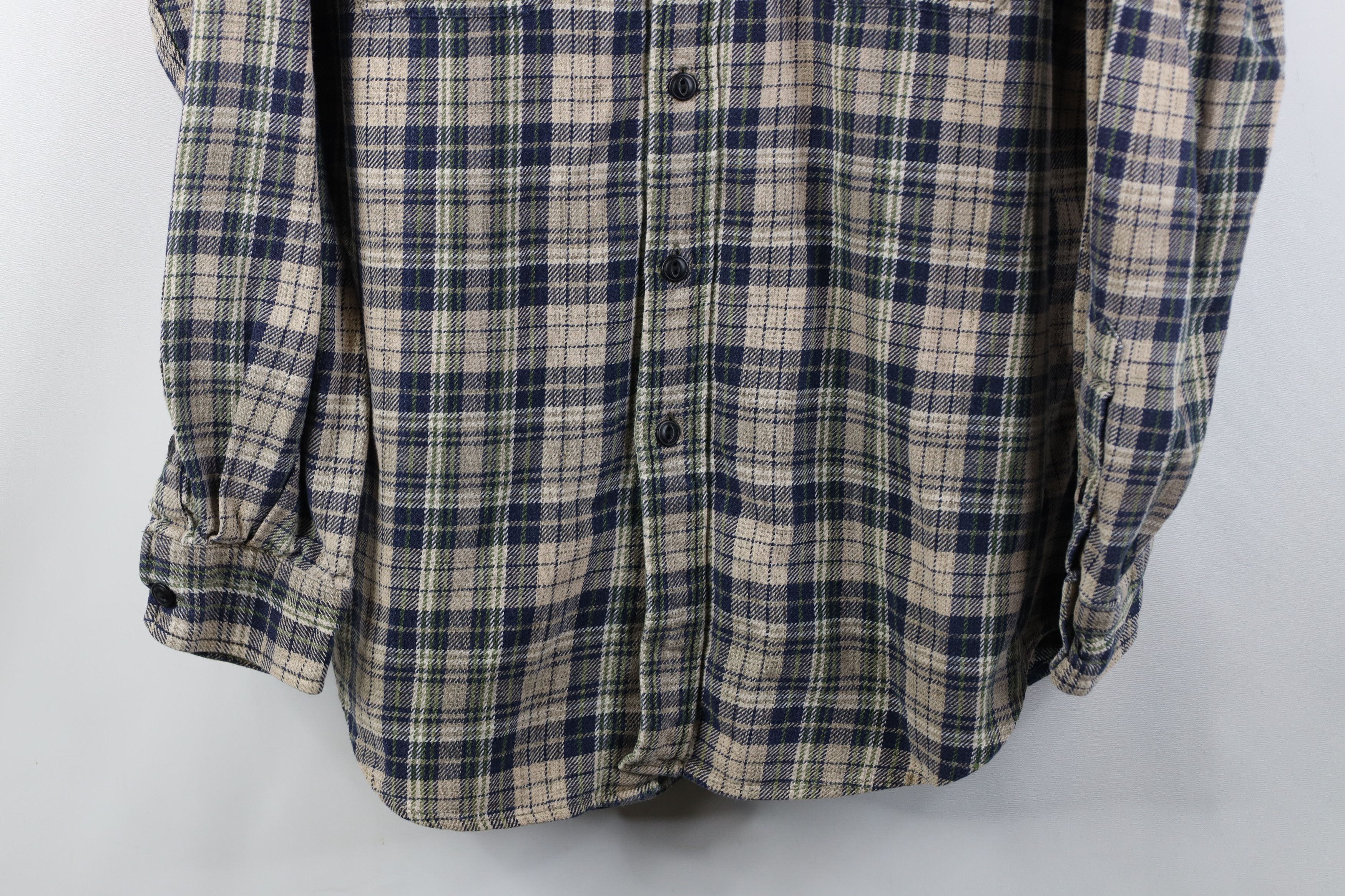 American Eagle Outfitters Vintage 90s American Eagle Outfitters Flannel Button Shirt Size US L / EU 52-54 / 3 - 3 Thumbnail
