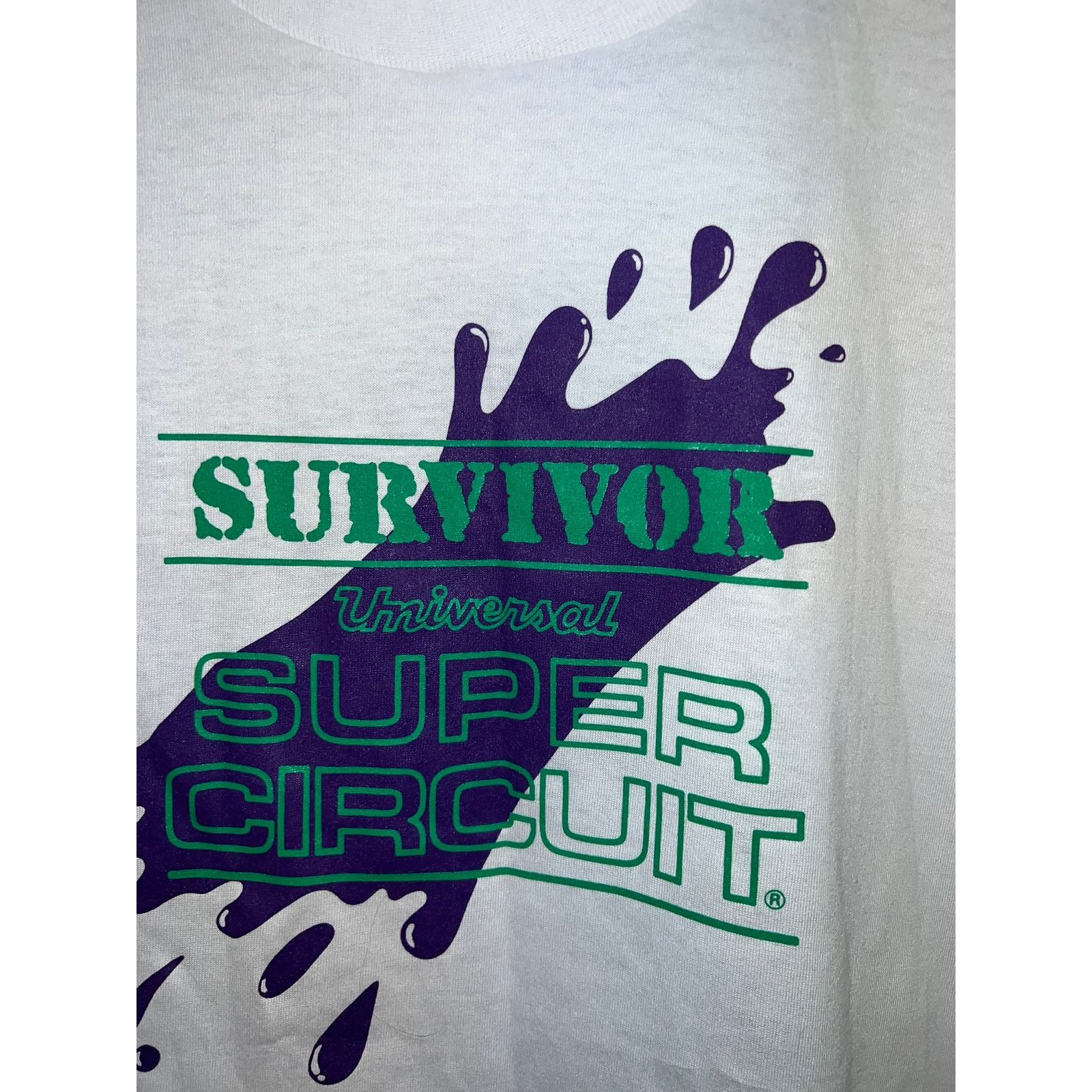 Vintage Vintage Survivor Universal Studios Shirt Circuit Tee 90s 2XL Size US XXL / EU 58 / 5 - 4 Thumbnail