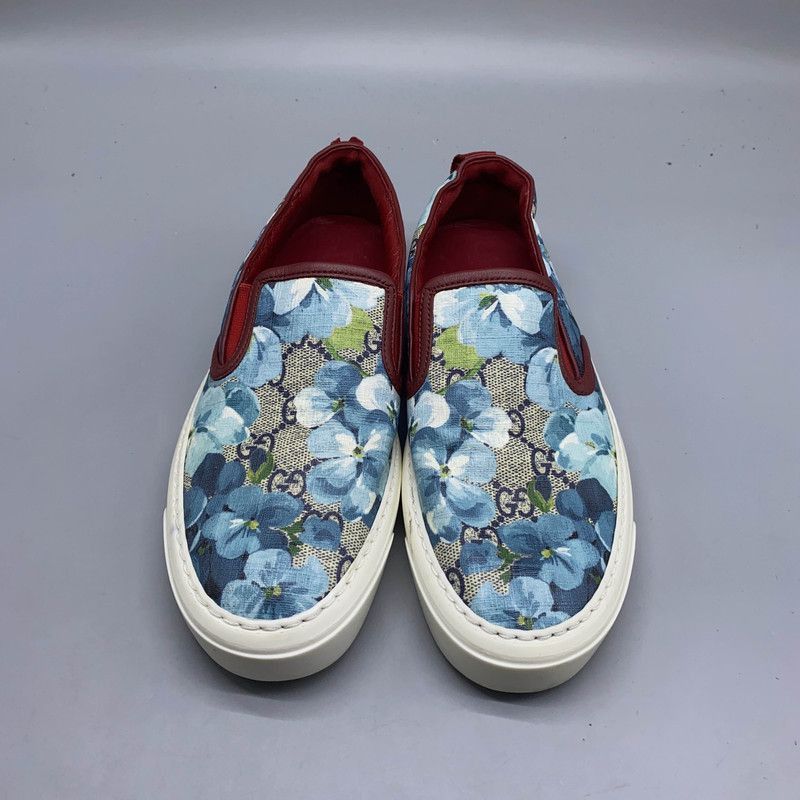 Gucci Gucci Floral Pattern Slip-On Sneakers for Women Size US 5 / IT 35 - 2 Thumbnail