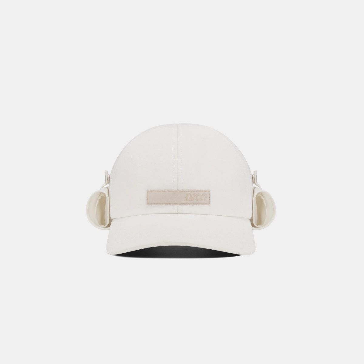 Dior o1bcso1str1224 Size:OS/Baseball Cap with Flaps in Off White Size ONE SIZE - 1 Thumbnail