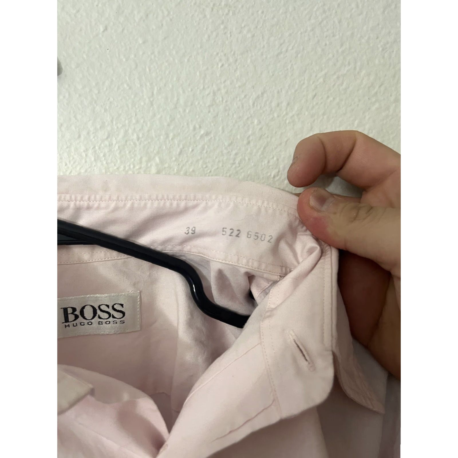 Hugo Boss VINTAGE HUGO BOSS Men Formal Shirt Size M Pink Solid Button-Up Collared Size US M / EU 48-50 / 2 - 4 Thumbnail