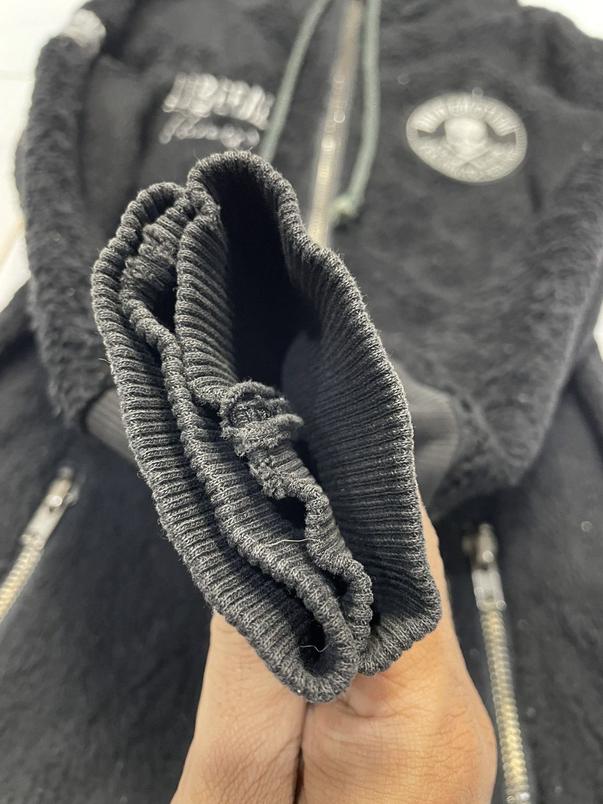 Ghost Of Harlem Fleece Jacket Hoodie Japan Skull