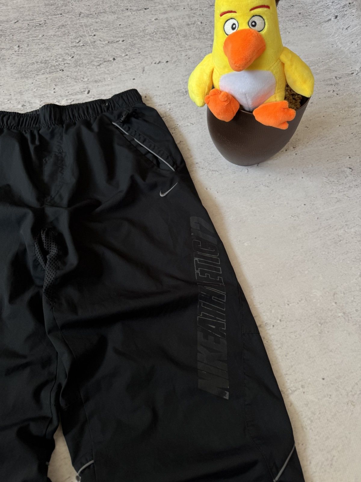 Nike × Vintage NIKE NYLON VINTAGE Y2K OVERSIZE BAGGY FIT PANTS SWEATPANTS Size US 32 / EU 48 - 3 Thumbnail