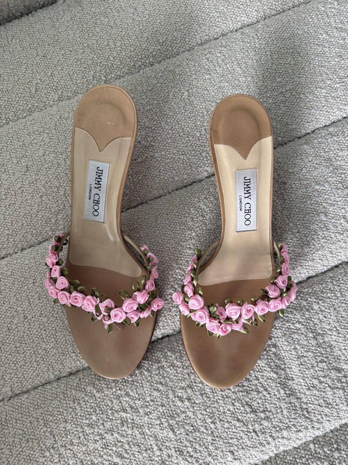 Jimmy Choo Jimmy Choo Roses Sandals Size US 10 / IT 40 - 6 Thumbnail