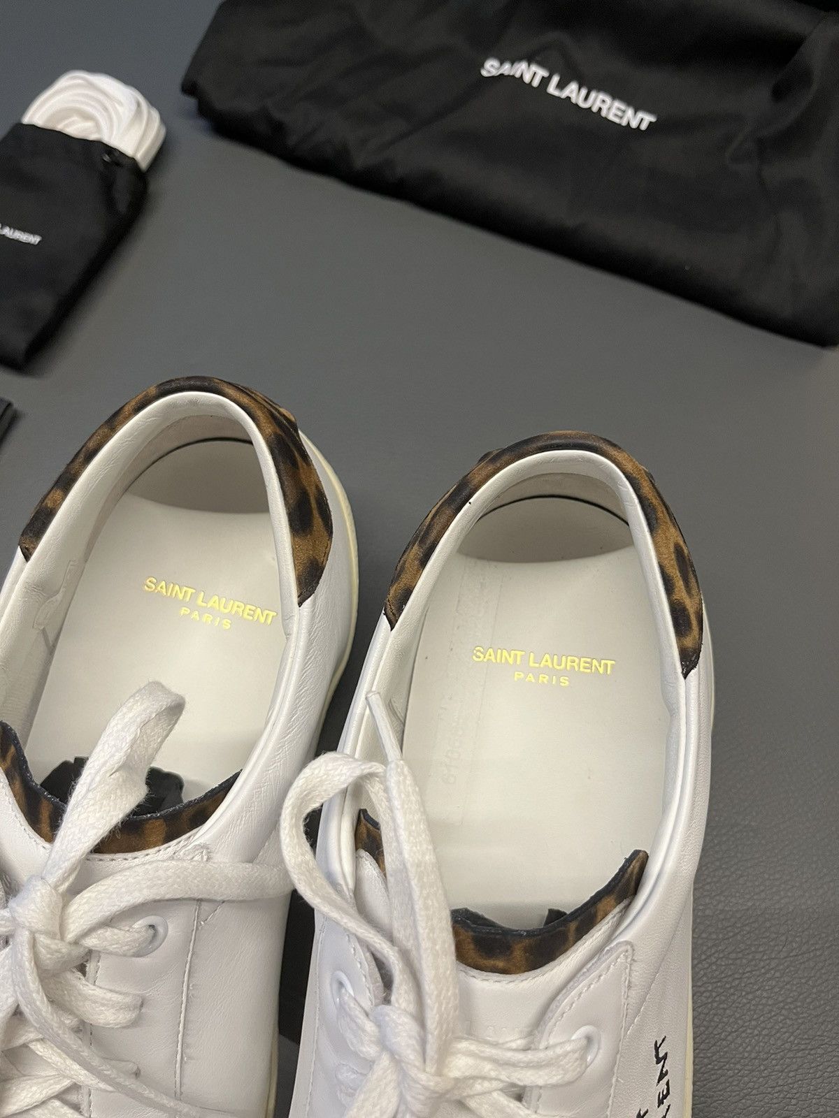 Saint Laurent Paris Super Runway Brand New Saint Laurent Logo Moon Plus Sneaker Size US 11.5 / EU 44-45 - 10 Thumbnail