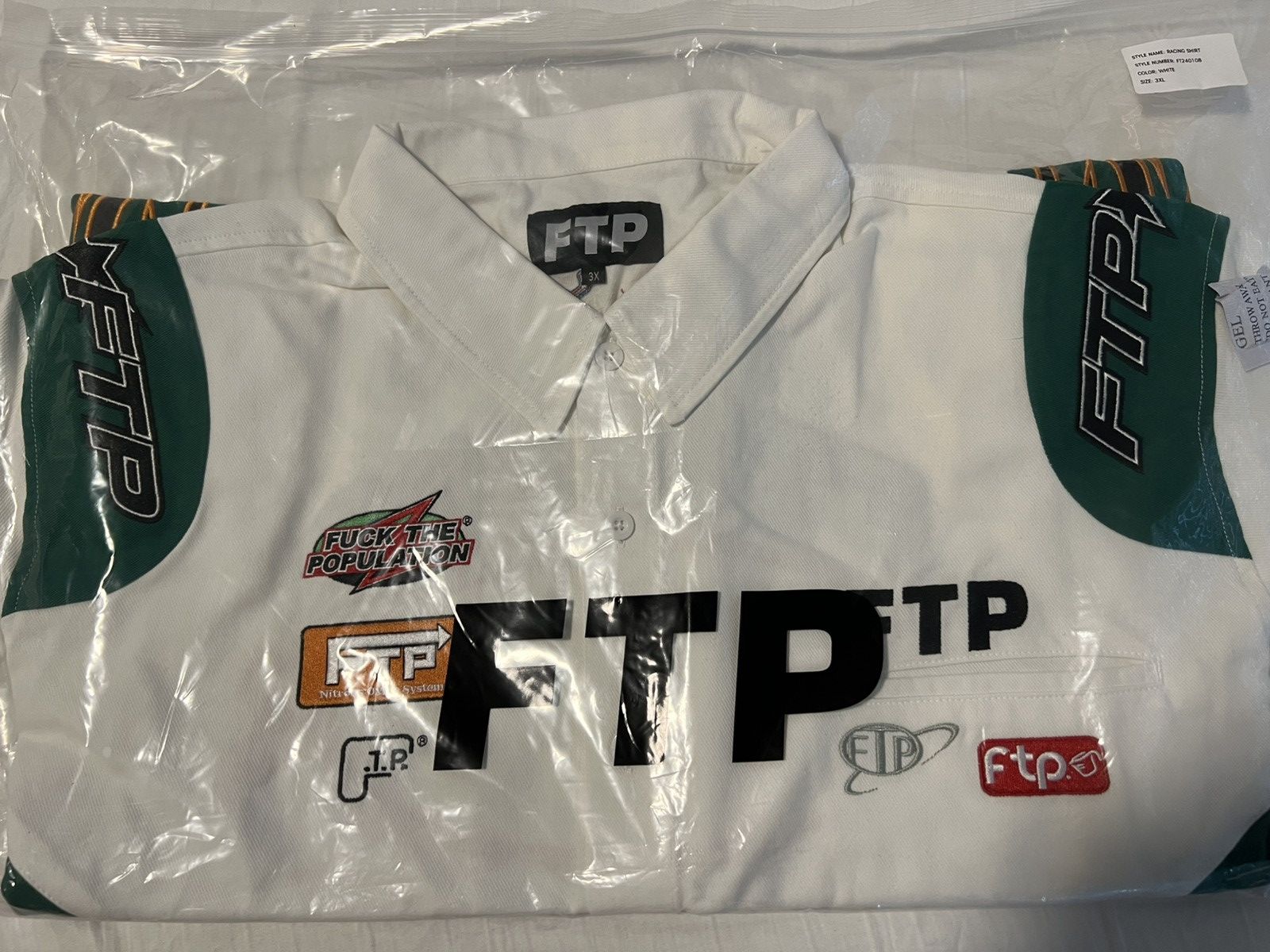 Fuck The Population FTP Raceway Button Up XXXL Size US XXL / EU 58 / 5 - 2 Thumbnail
