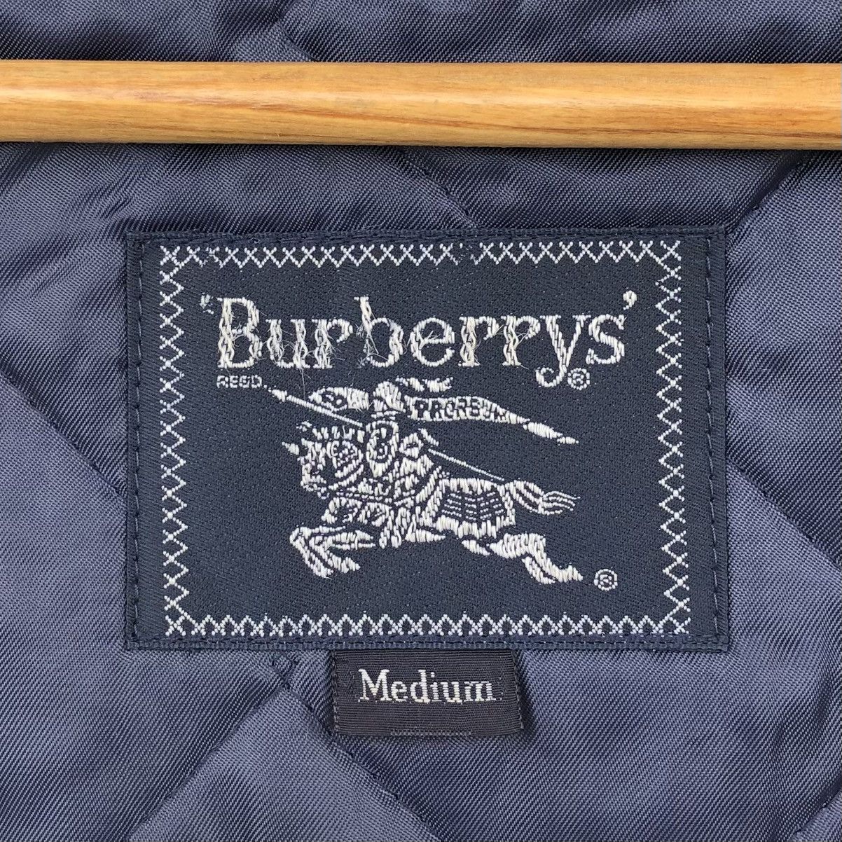 Burberry Vintage Burberrys Lined Embroidery Logo Bomber Jacket Size US M / EU 48-50 / 2 - 19 Thumbnail