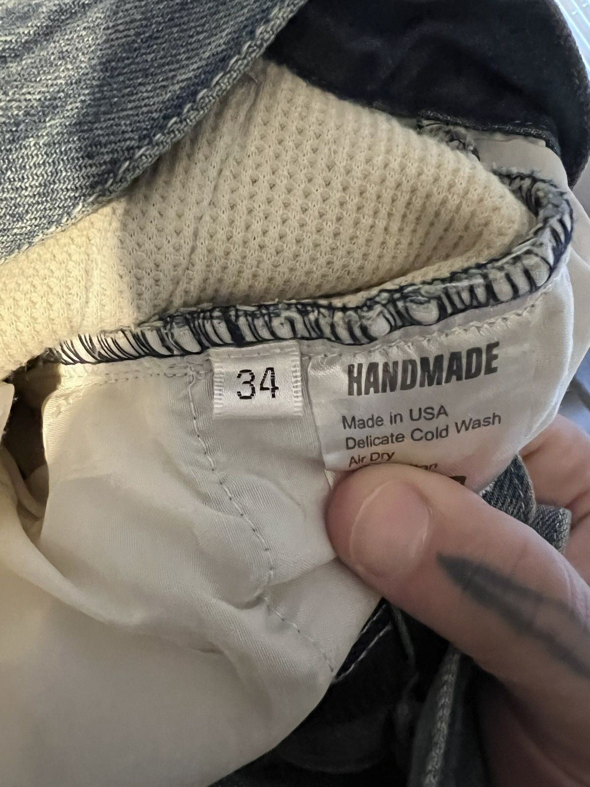 Other Handmade Rust Custom Jeans Size US 34 / EU 50 - 5 Thumbnail