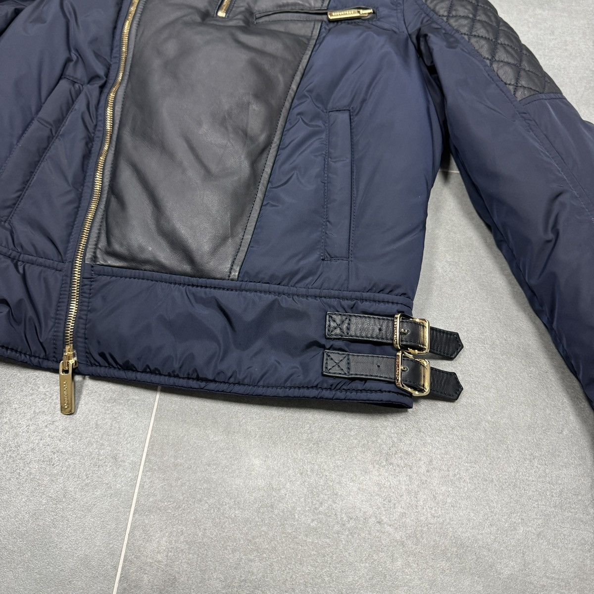 Dsquared2 Dsquared2 Nylon Leather Down Biker Jacket Women Size 42 Size S / US 4 / IT 40 - 7 Thumbnail