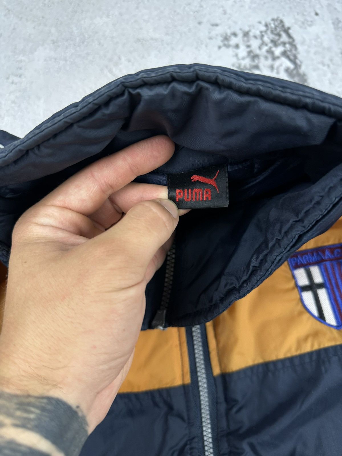 Vintage Vintage PARMA A.C football retro training winter jacket Size US XL / EU 56 / 4 - 5 Thumbnail