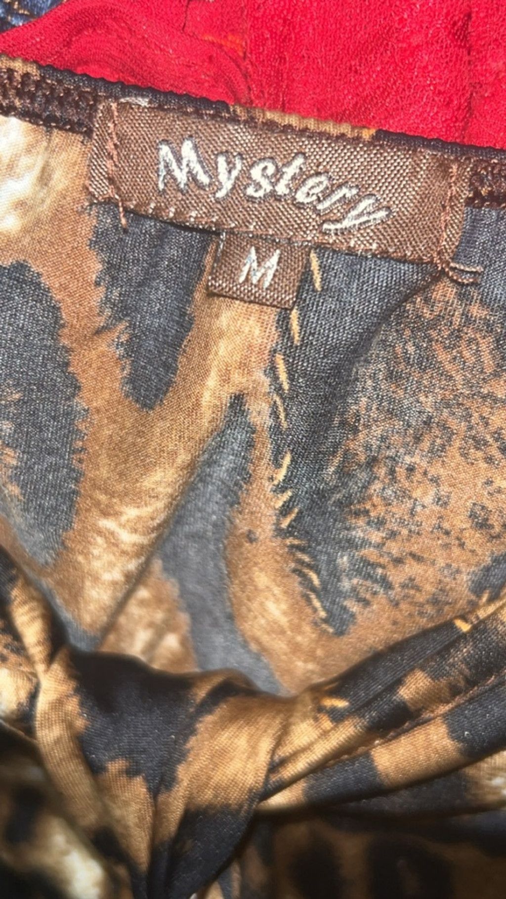 Mystery Ranch Women's Mystery Leopard Print Tank Top M Brown Black Size M / US 6-8 / IT 42-44 - 4 Thumbnail