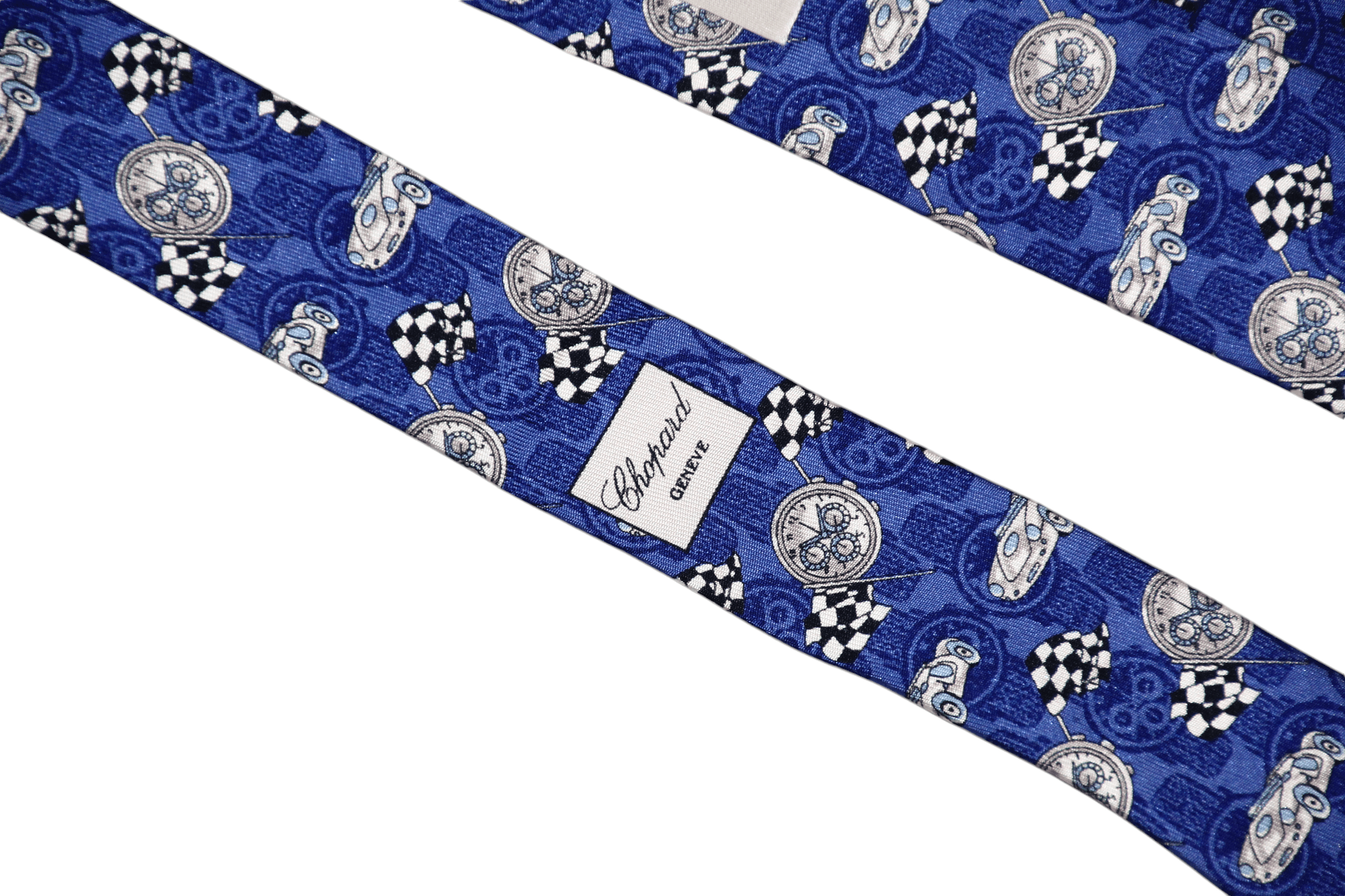 Chopard Chopard Geneve Racing Design Silk Tie Size ONE SIZE - 6 Thumbnail