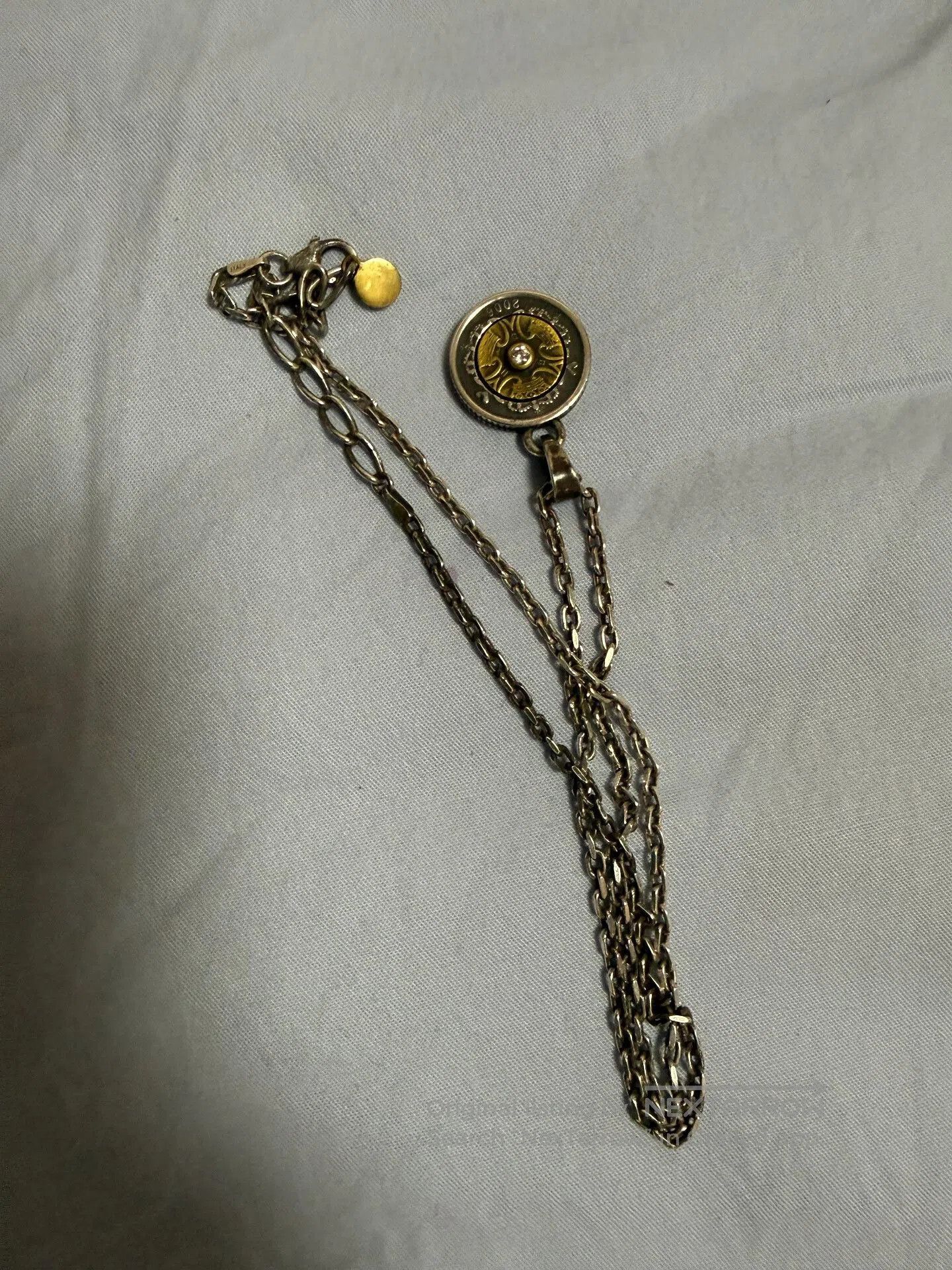 Aquascutum AQUA SILVER 925 Silver Chain Necklace. Size ONE SIZE - 6 Thumbnail