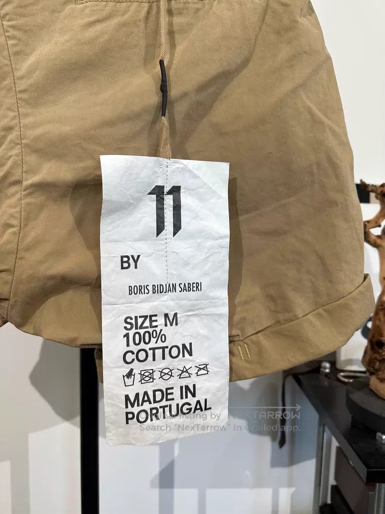 Boris Bidjan Saberi Boris Bidjan Saberi Size M Khaki twill cotton shorts| Size US 30 / EU 46 - 8 Thumbnail
