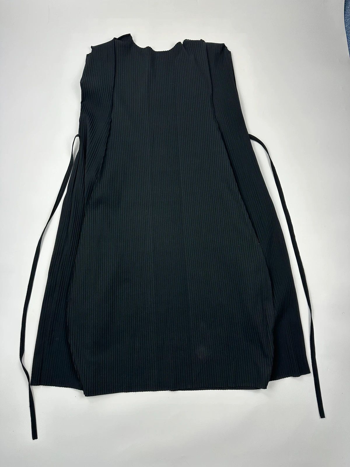 Issey Miyake Issey Miyake Me Pleats Black Strings Dress Size L / US 10 / IT 46 - 4 Thumbnail