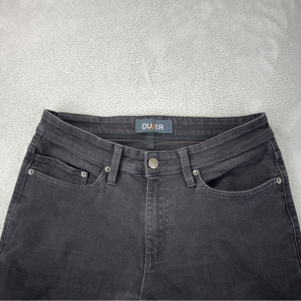 DUER DU/ER L2X Performance Denim Slim Fit Men's Black Jeans Size Size US 32 / EU 48 - 7 Thumbnail
