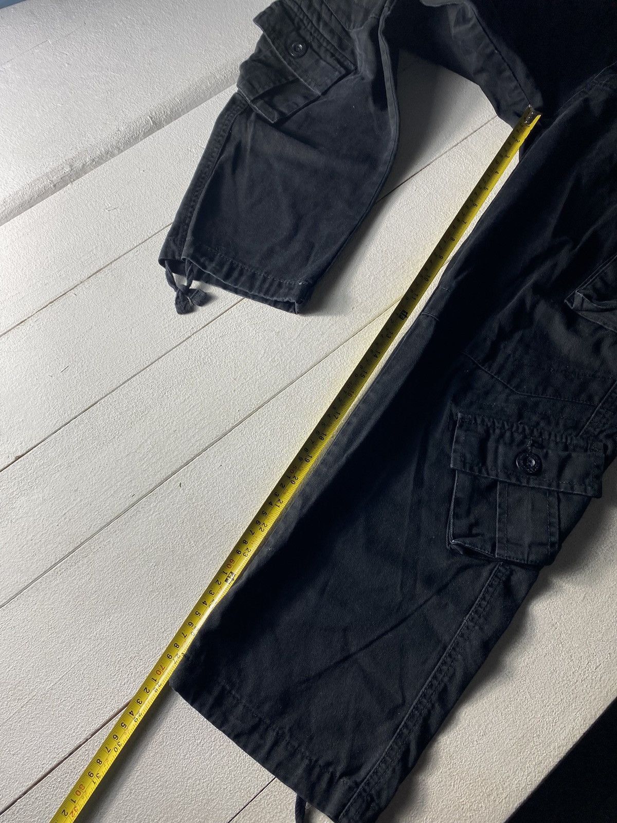 If Six Was Nine × Japanese Brand RARE🔥BONDAGE BLACK OPIUM MULTIPOCKET PANTS Y2k WATANABE Size US 33 - 8 Thumbnail