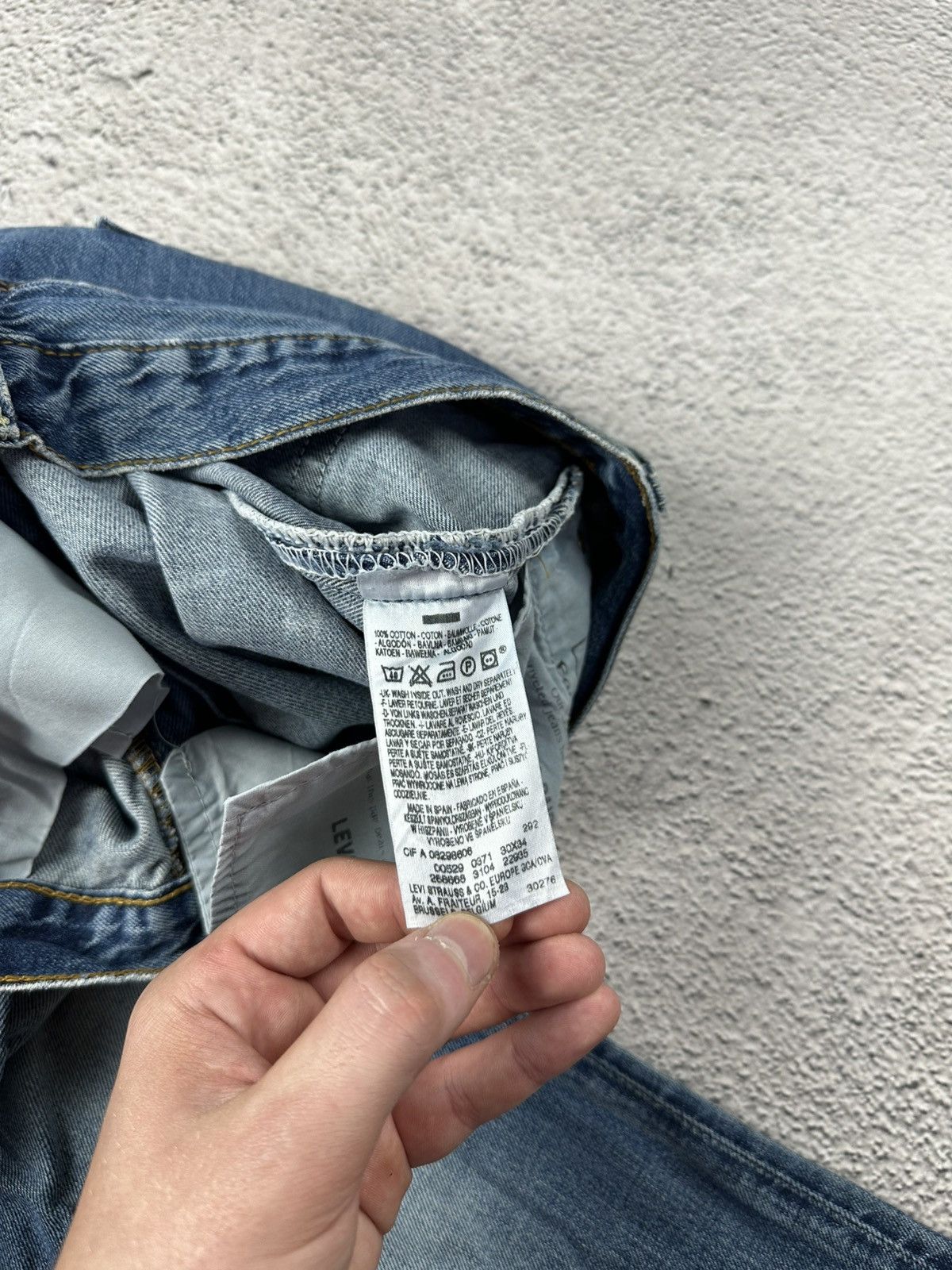 Levi's Vintage Clothing Vintage Levi’s 529 03 Baggy Bootcut Washed Denim Blue Jeans Size 32" / US 10 / IT 46 - 15 Thumbnail