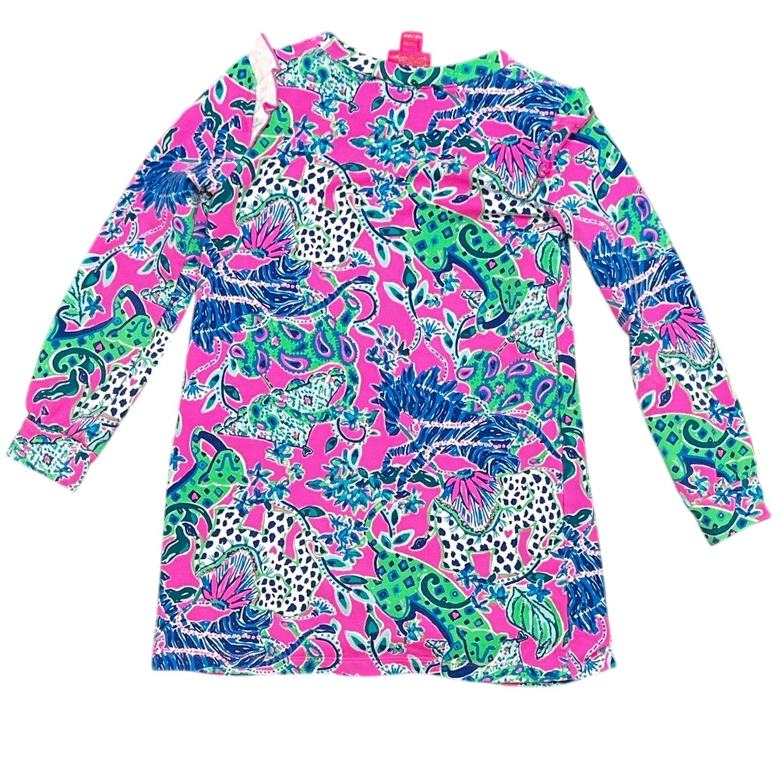 Lilly Pulitzer Lilly Pulitzer Women's Blouse Top Ruffle Neck Accent Small Size S / US 4 / IT 40 - 3 Thumbnail