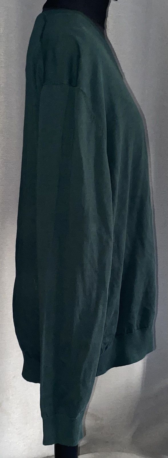 Bugatti Bugatti - BNWT - V-Neck Sweater - Green - XL - Cotton Size US XL / EU 56 / 4 - 5 Thumbnail