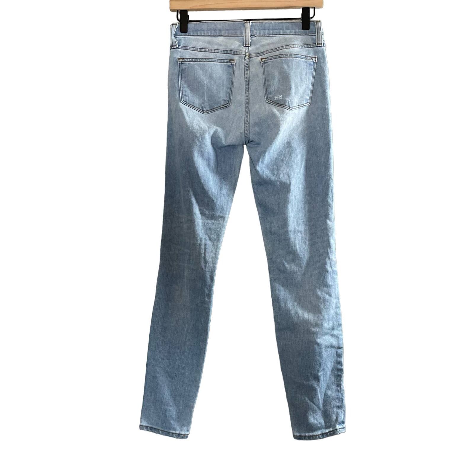 J.Crew J Crew Toothpick Light Wash Distressed Skinny Jeans - 26 Size 26" / US 2 / IT 38 - 9 Thumbnail