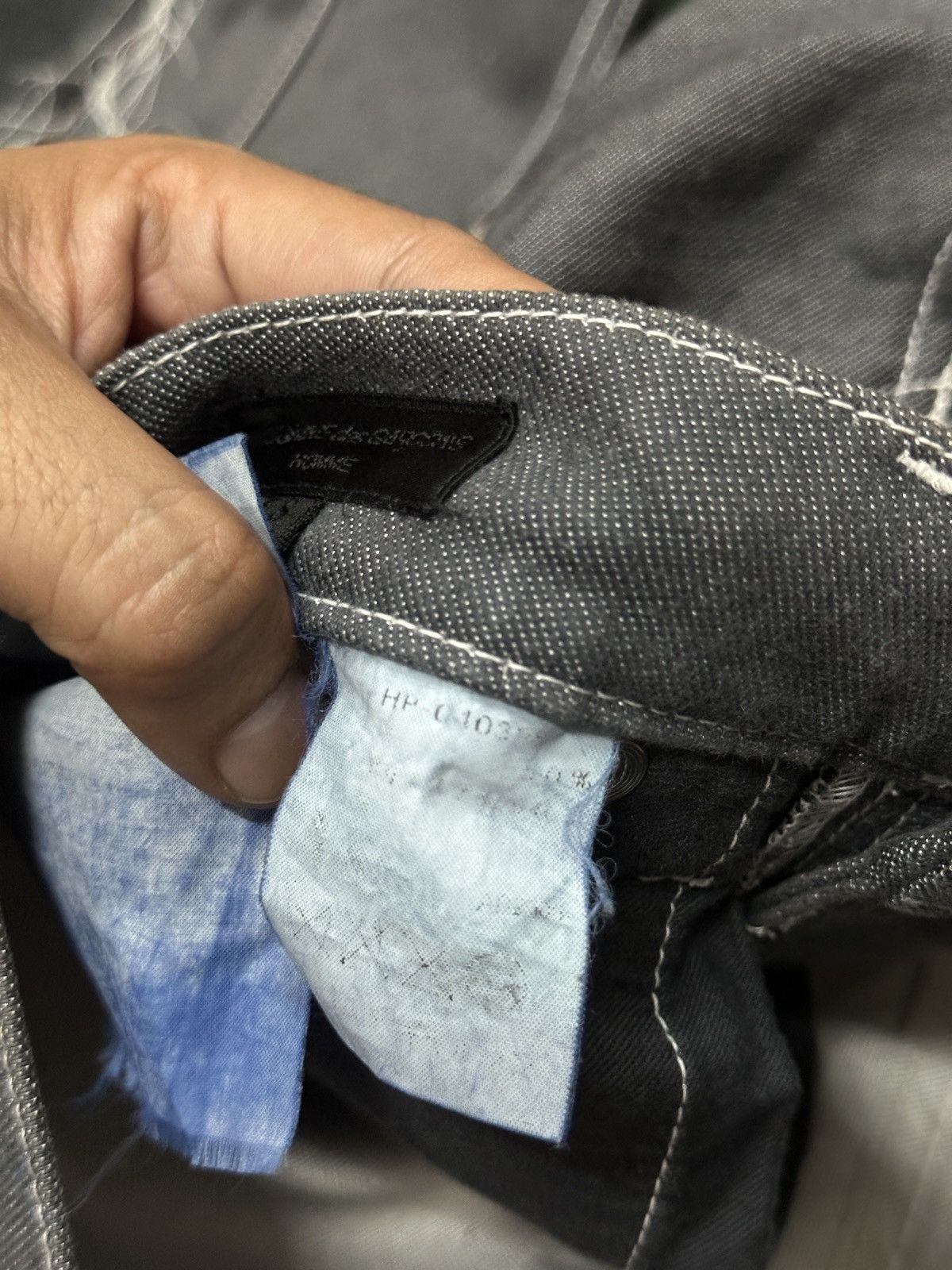 Comme des Garcons Homme Plus SS06 Comme des Garcons Reconstructed Hybrid Denim Pant Size US 30 / EU 46 - 12 Thumbnail