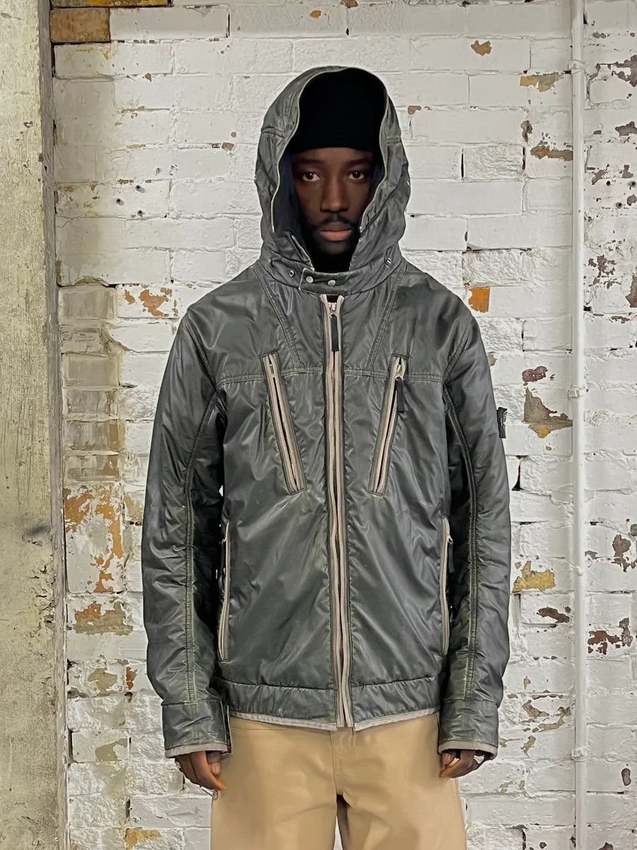 Stone Island AW2010 Stone Island Obscure Shadow Liquid Reflective Bomber Jacket Size US M / EU 48-50 / 2 - 2 Thumbnail