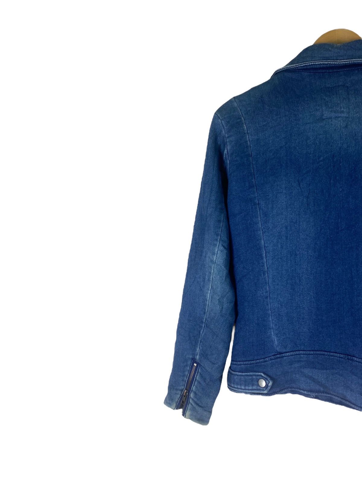 MOUSSY Azul by Moussy Double Colar Zip Indigo Light Jacket Size US M / EU 48-50 / 2 - 10 Thumbnail