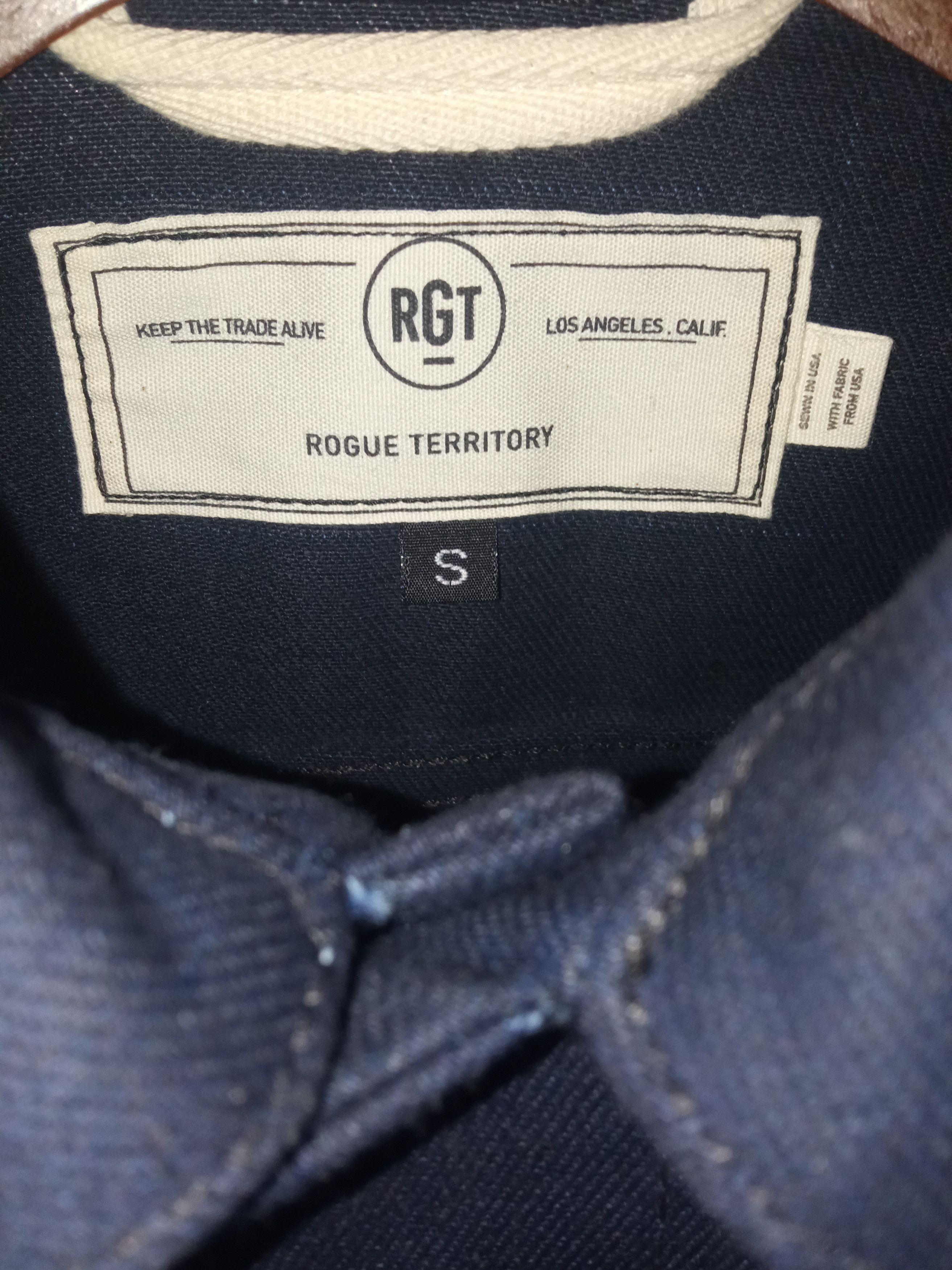 Rogue Territory Cruiser Jacket // 13.5oz Indigo x Black Size US S / EU 44-46 / 1 - 3 Thumbnail