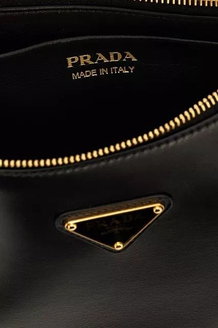 Prada PRADA Arque Small Black Leather Shoulder Bag $2850 New Size ONE SIZE - 4 Thumbnail