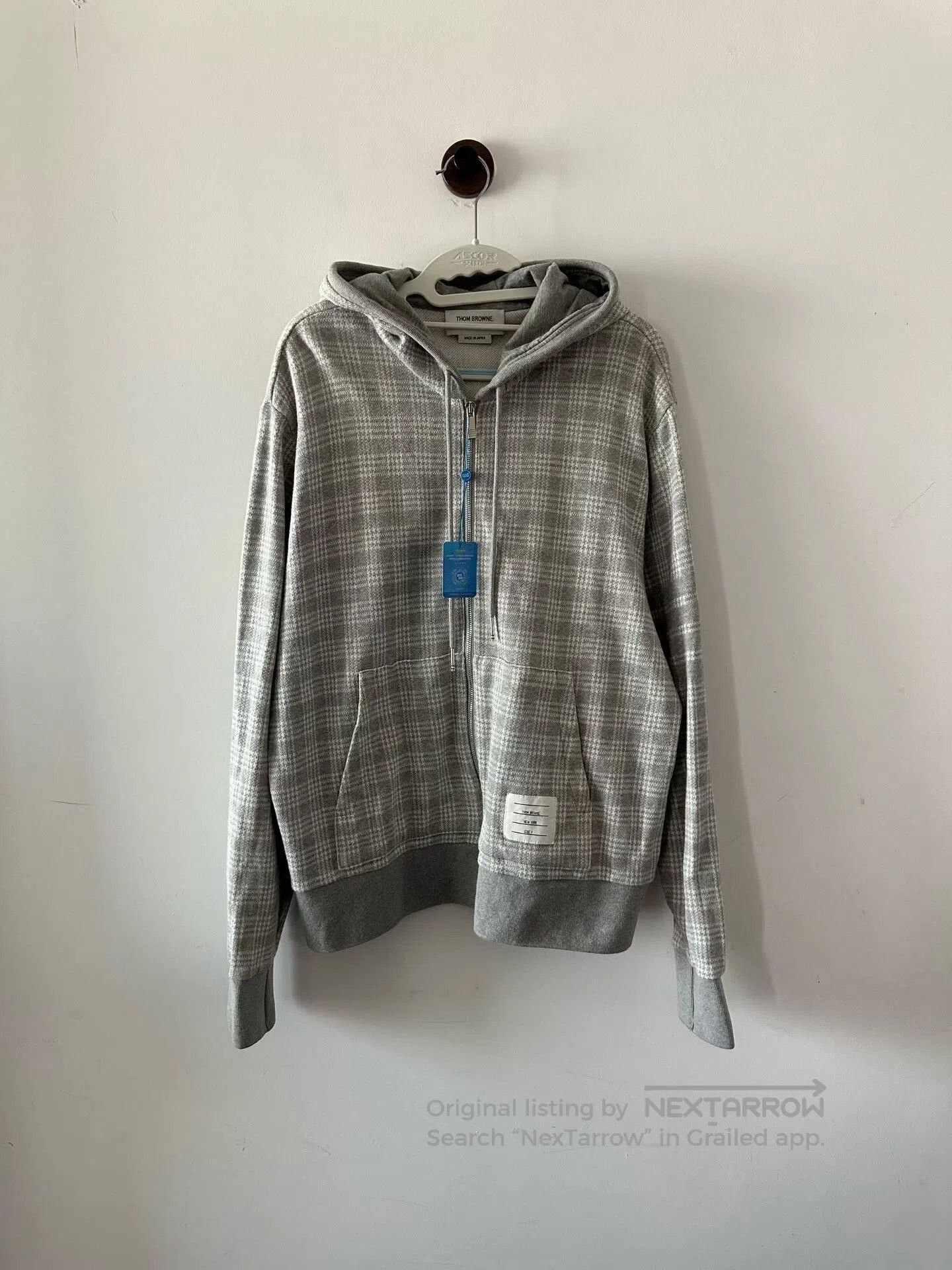 Thom Browne Thom Browne Plaid Zip Hoodie. Size US XL / EU 56 / 4 - 1 Thumbnail