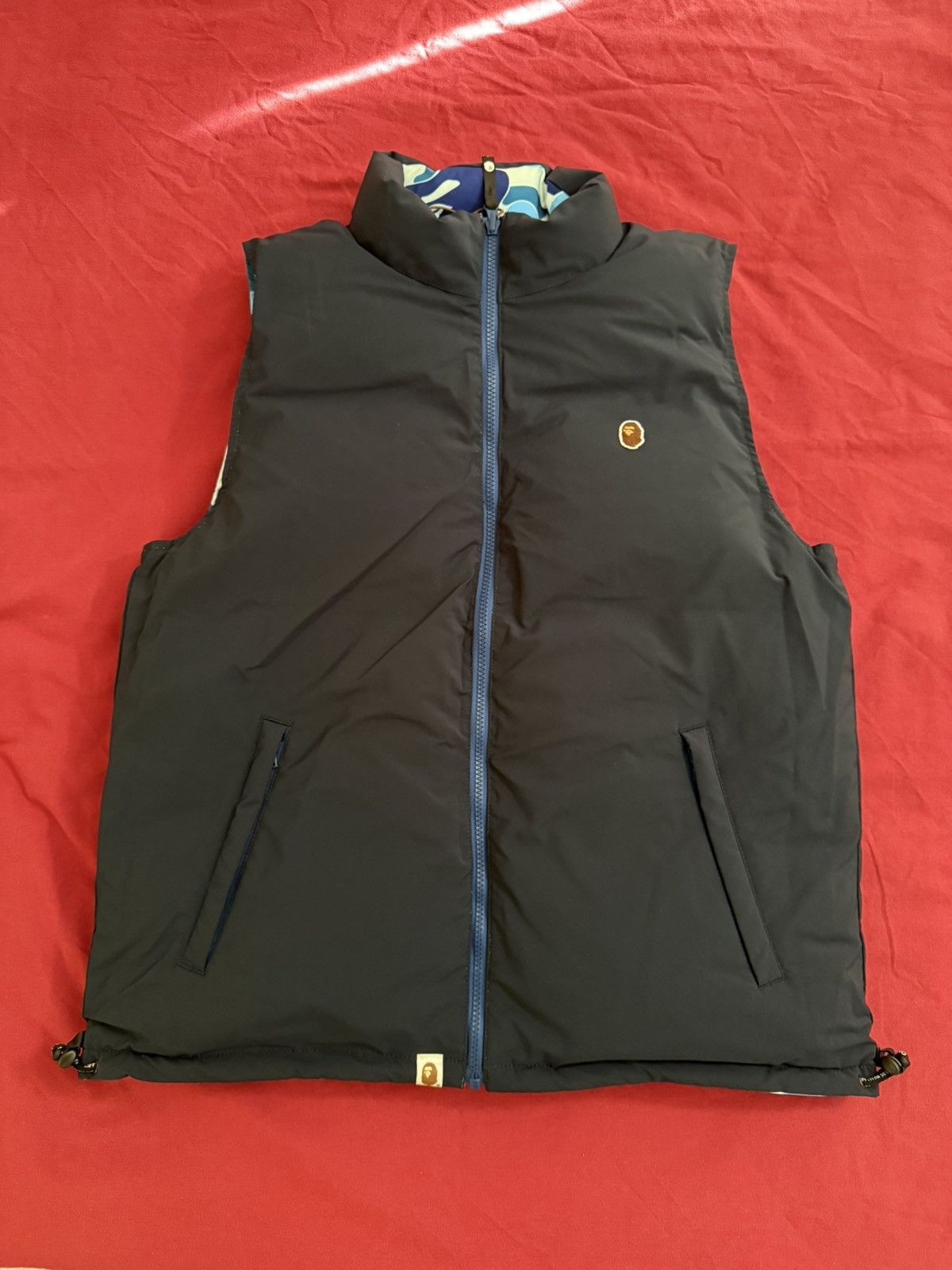 Bape Bape ABC blue camo reversible Vest Size US M / EU 48-50 / 2 - 6 Thumbnail