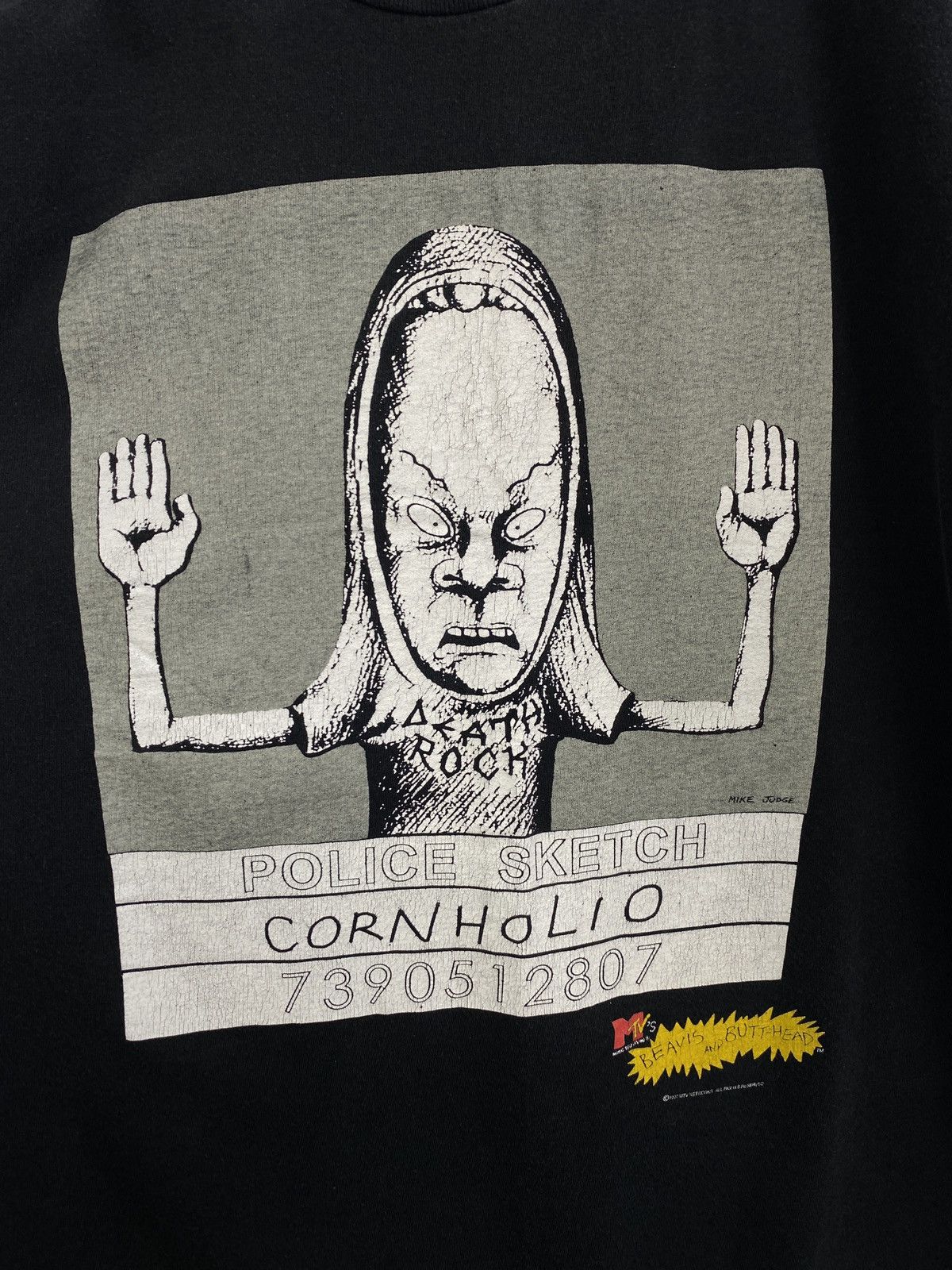 Band Tees 🤟Rare Vintage 1997 Beavis and Butthead MTV Mike Judge tee Size US L / EU 52-54 / 3 - 4 Thumbnail