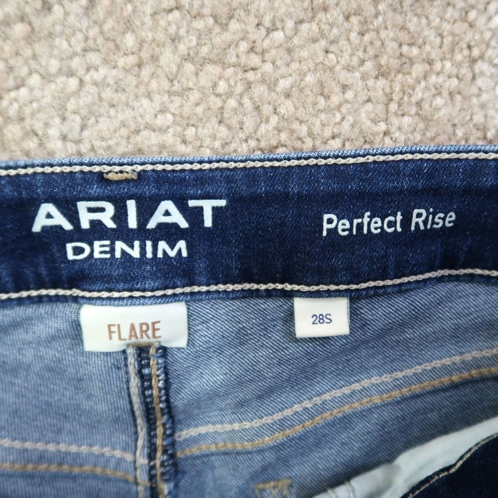 Ariat Ariat Jeans Womens 28 Regular Rise High 5-Pocket Denim Blue Bootcut Stretch Size 28" / US 6 / IT 42 - 3 Thumbnail