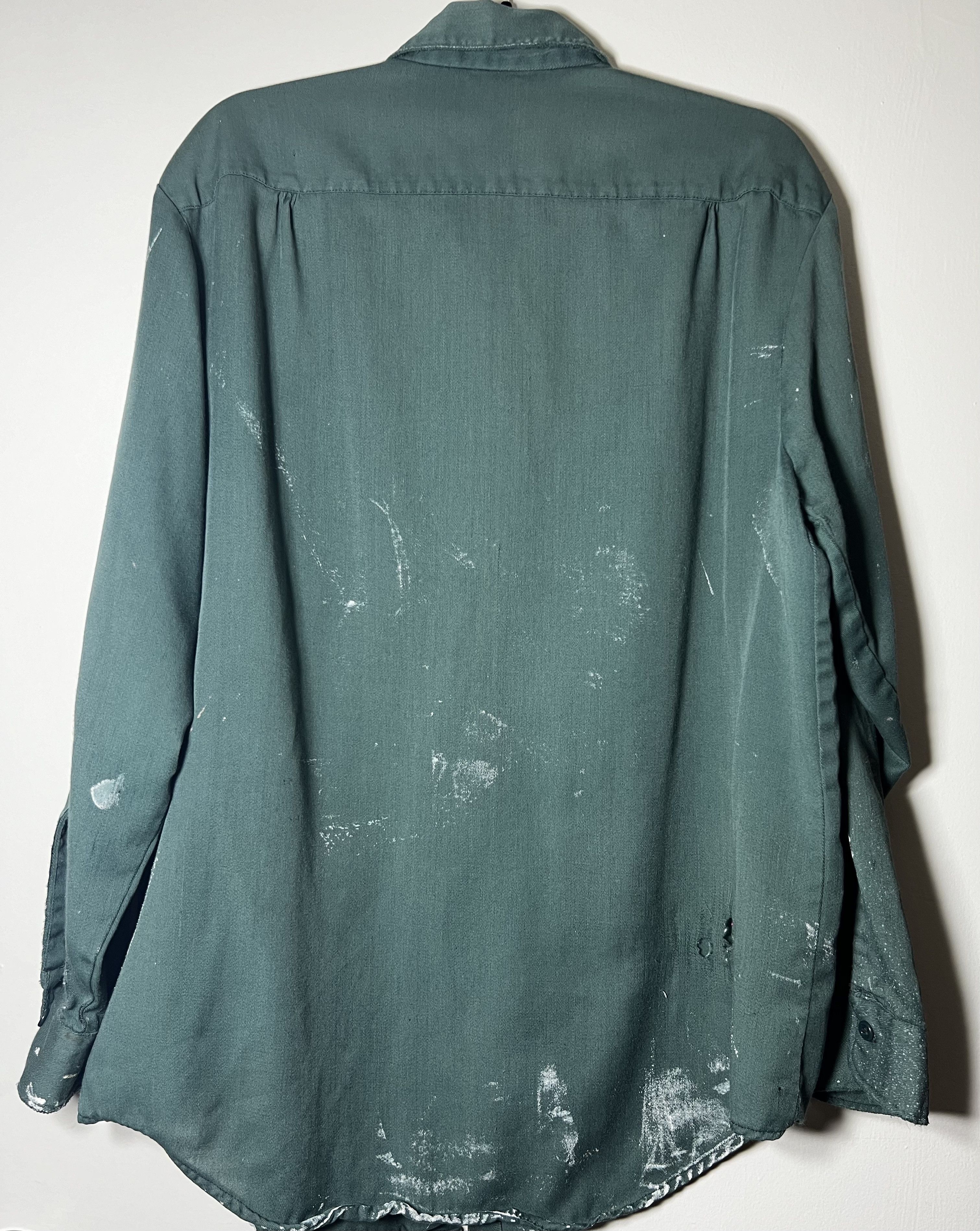 Other × Vintage Vintage Very Thin Painters Long Sleeve Button Up Shirt Size US L / EU 52-54 / 3 - 8 Thumbnail
