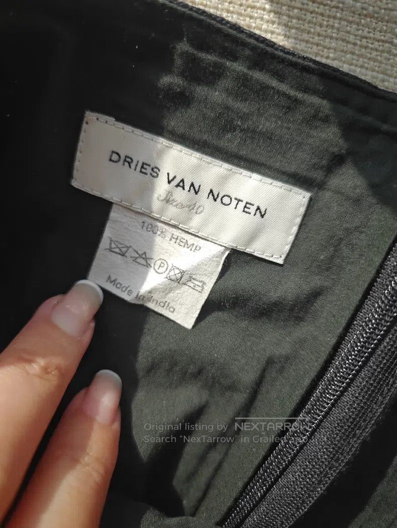 Dries Van Noten Dries Van Noten Black Midi Skirt Size 26" / US 2 / IT 38 - 3 Thumbnail