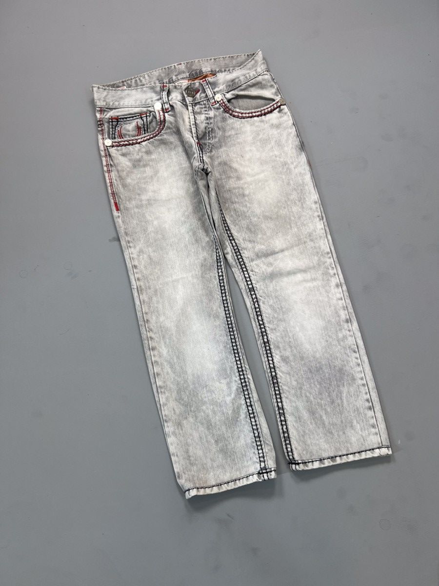 Vintage Vintage rare Y2K tr inspired double stitch denim Size US 34 / EU 50 - 3 Thumbnail