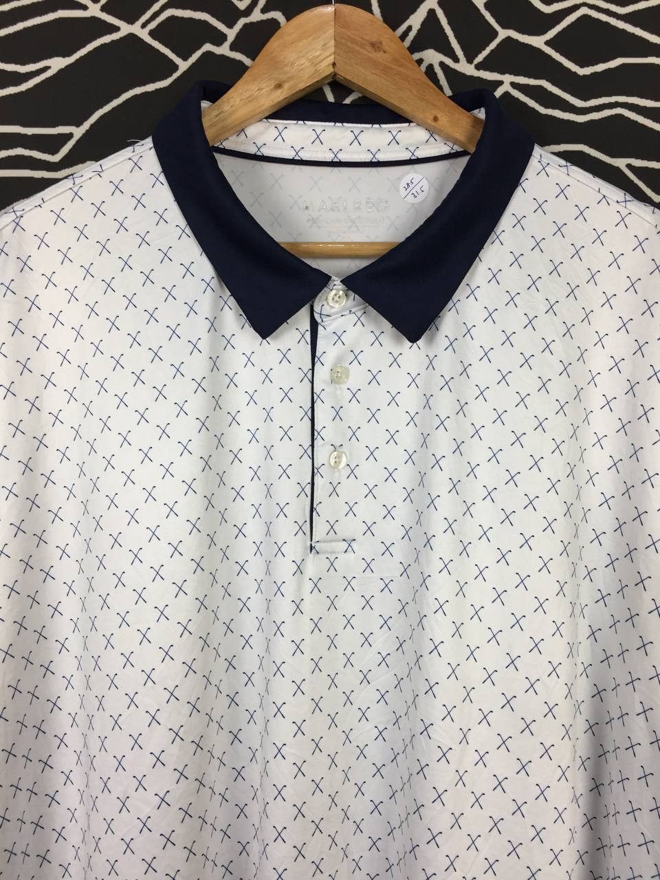 Vintage Maelreg Performance Golf Apparel All Over Print Polo Tee Size US XXL / EU 58 / 5 - 3 Thumbnail