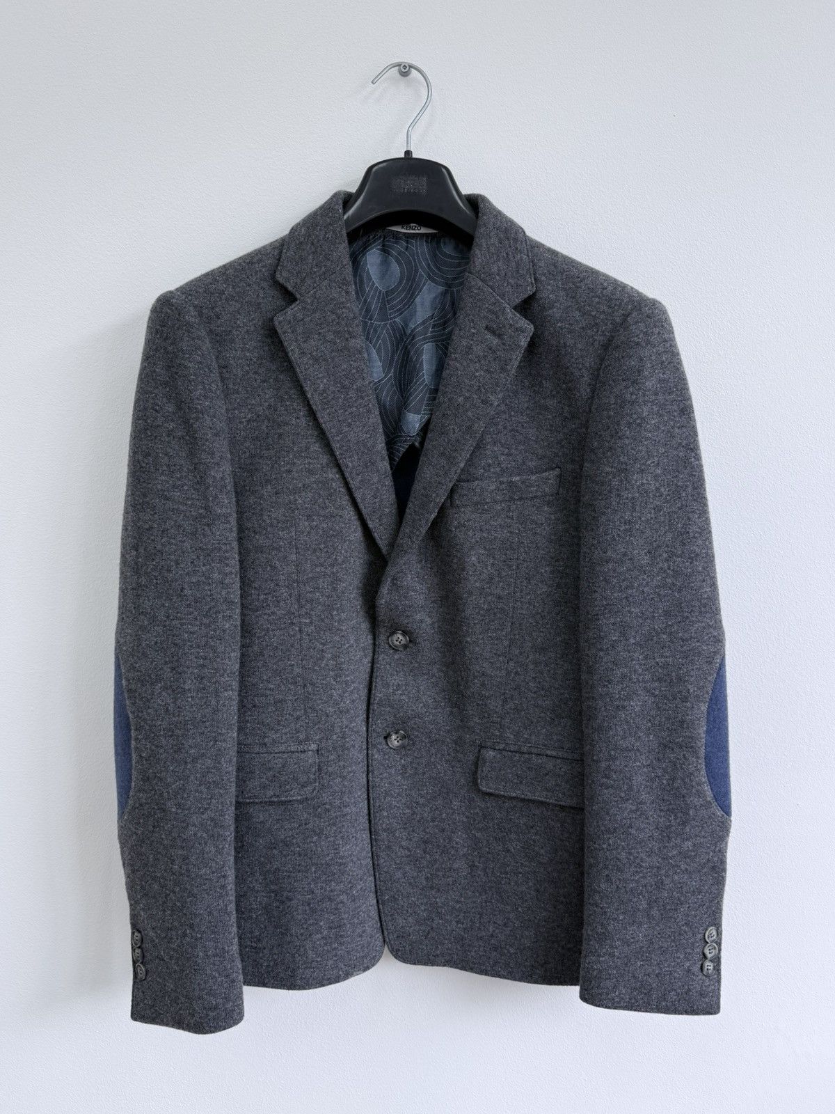 Kenzo Kenzo Gray Wool Blazer Size 50 Size 40R - 1 Thumbnail