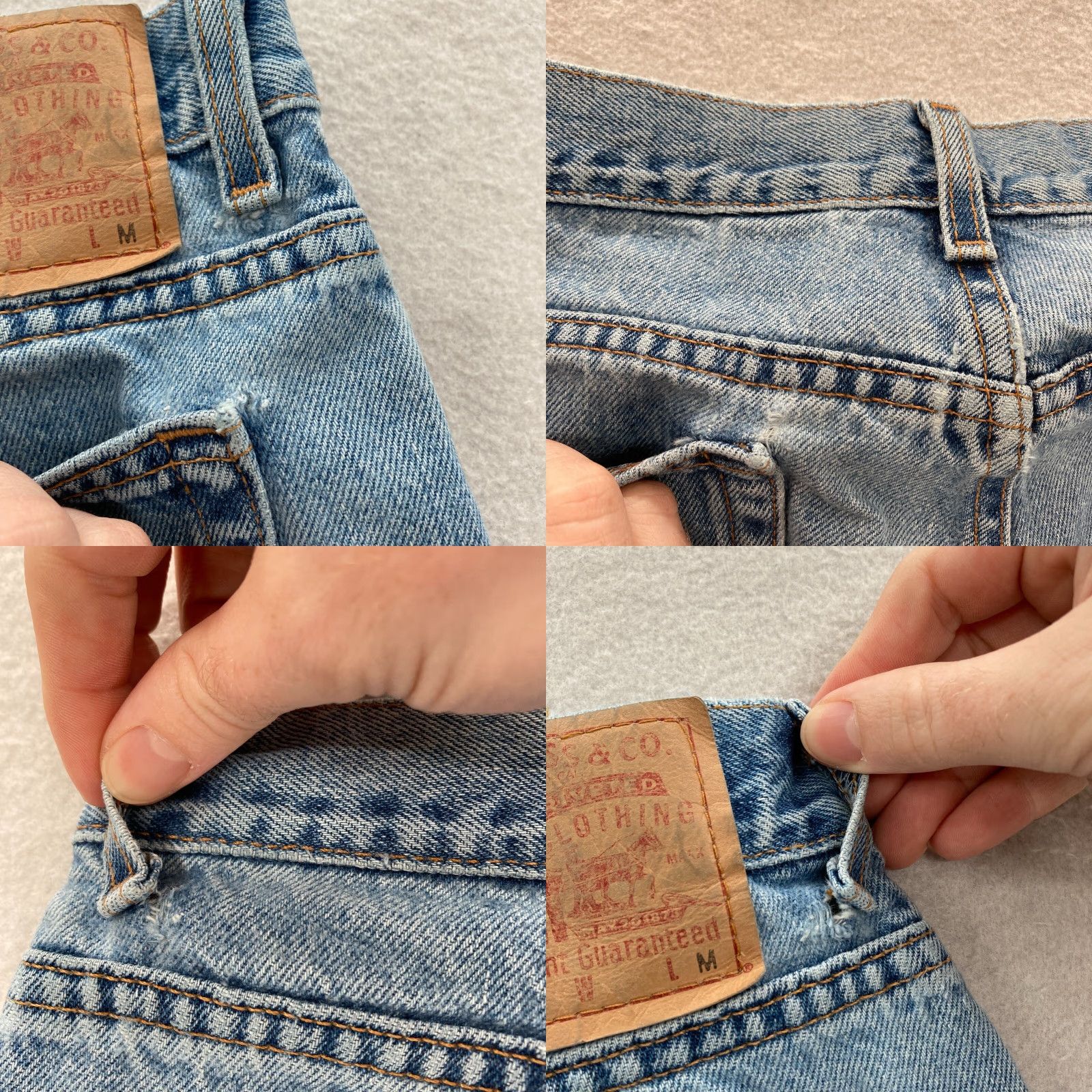 Levi's Vintage Levi's 505 Jeans Women 16 Mis Low Rise Straight Blue Denim 2001 USA Western Y2K 5-Pocket Design Size 38" / US 16 / IT 52 - 10 Thumbnail