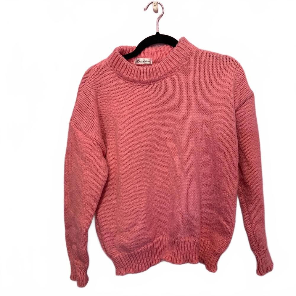 Designer Cozy Pink Knit Sweater Size M / US 6-8 / IT 42-44 - 1 Thumbnail