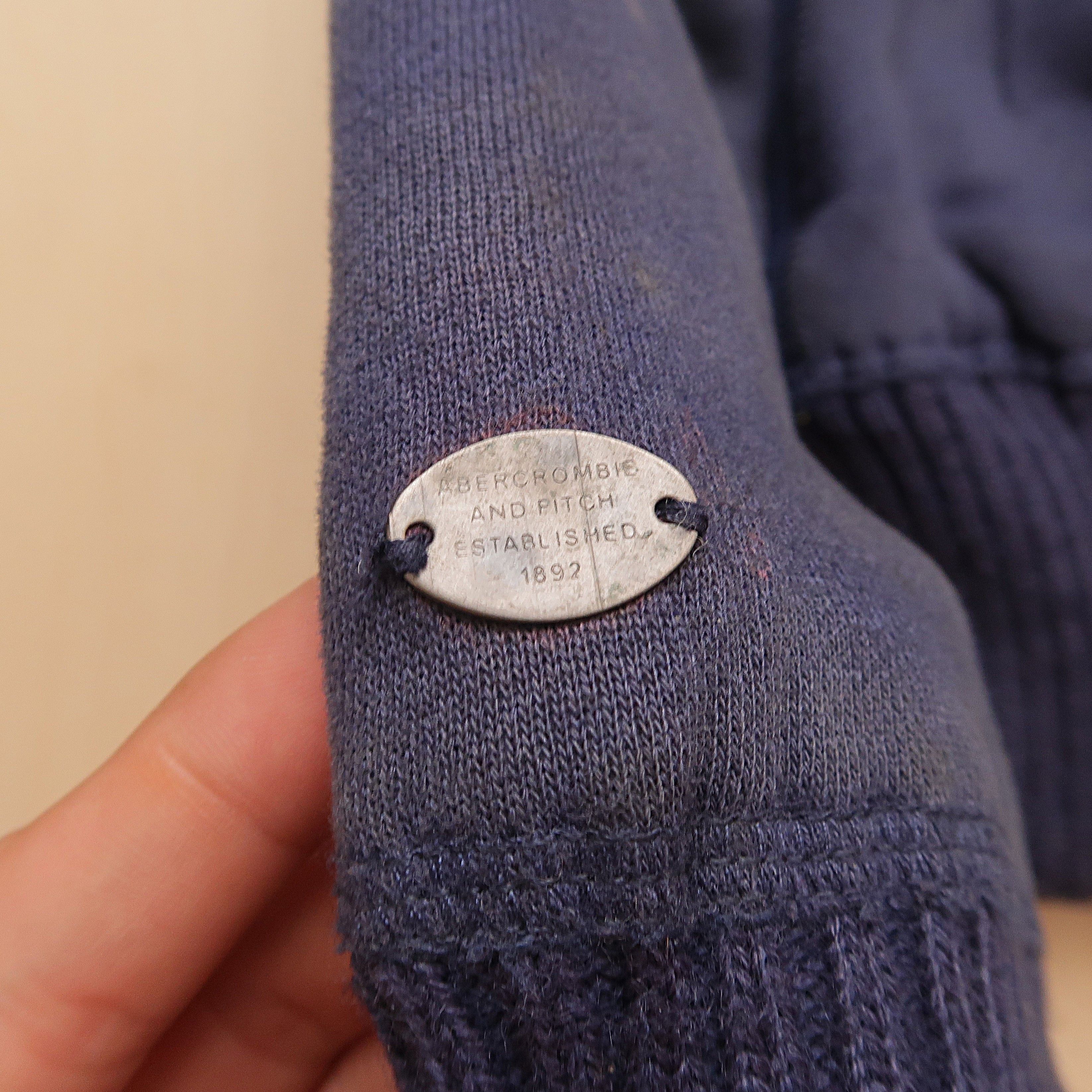 Abercrombie & Fitch Vintage Y2K Abercrombie & Fitch Zip Fur Hoodie Big Spell Out Size US M / EU 48-50 / 2 - 17 Thumbnail
