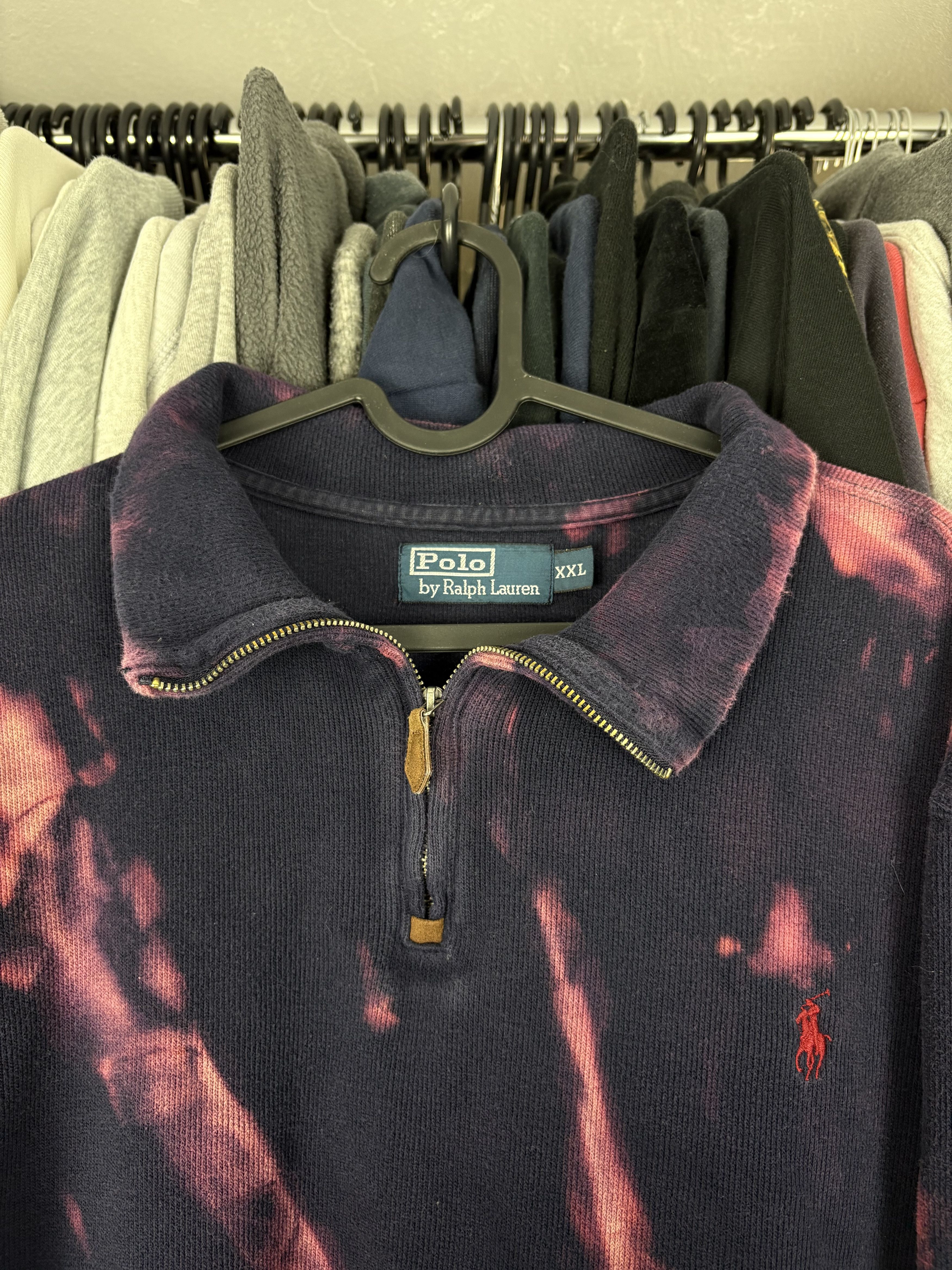 Polo Ralph Lauren × Ralph Lauren × Vintage Polo Ralph Lauren Quarter Zip Size US XXL / EU 58 / 5 - 2 Thumbnail