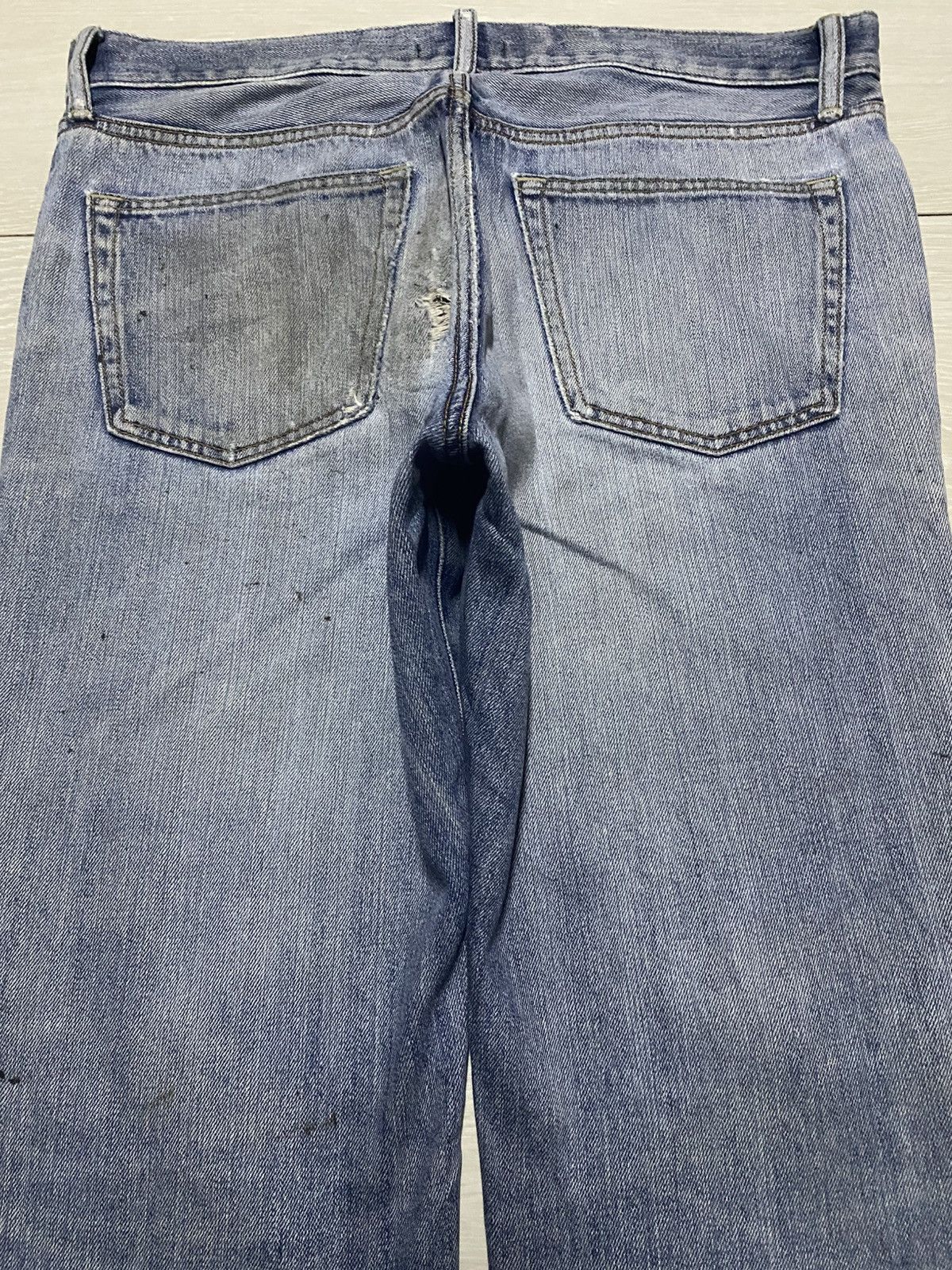 Uniqlo Vintage Uniqlo Grunge Distressed Loose Jeans Size US 36 / EU 52 - 4 Thumbnail