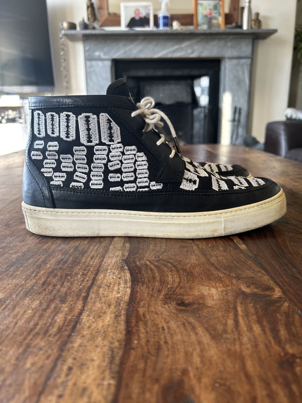 Alexander McQueen 00s Alexander McQueen McQ Razorblade Mid-Top Sneakers Size US 10 / EU 43 - 6 Thumbnail
