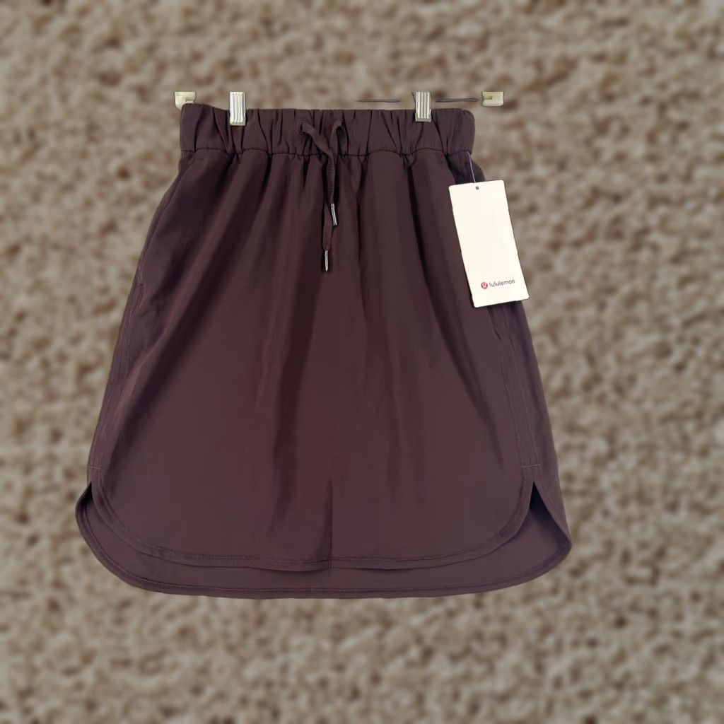 Lululemon Lululemon Skirt Womens 4 Brown On The Fly 21" High Rise Pocket W8897S Size 27" / US 4 / IT 40 - 1 Thumbnail