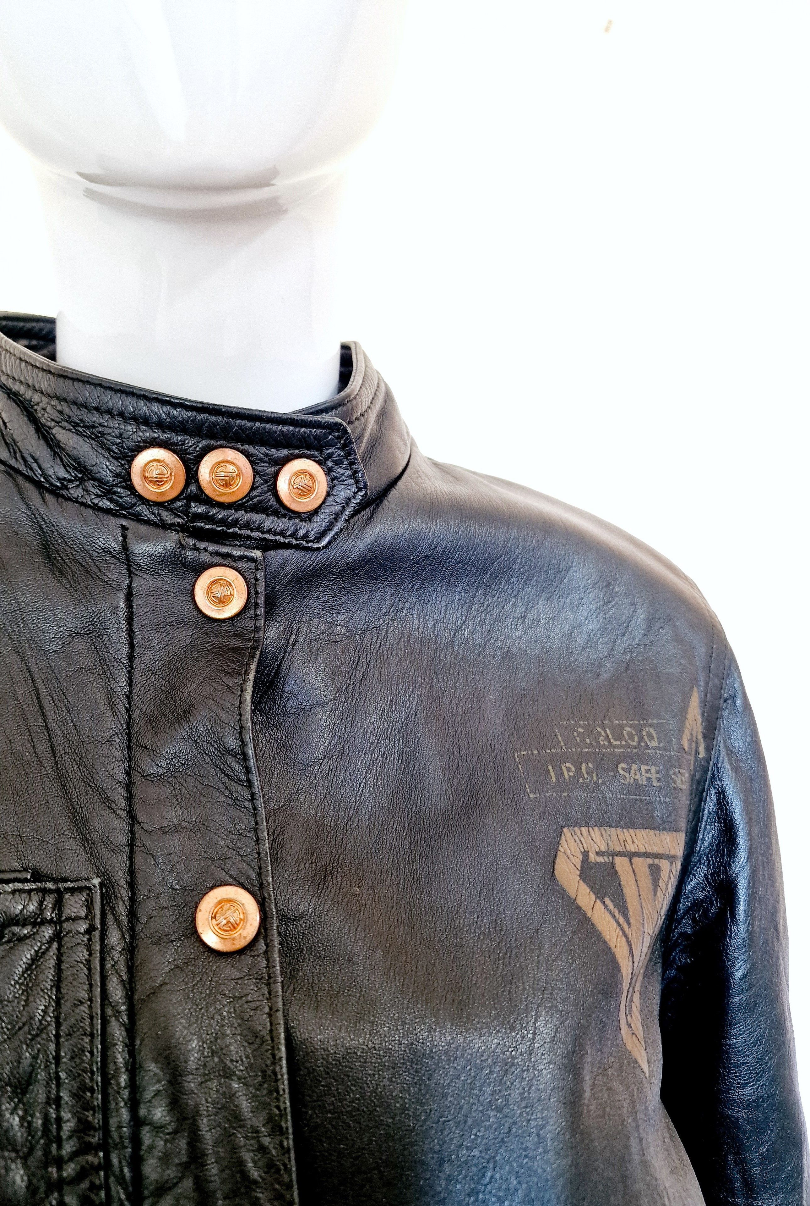 Jean Paul Gaultier Jean Paul Gaultier F/W 1995 Virus Leather XS Small Jacket Size S / US 4 / IT 40 - 3 Thumbnail