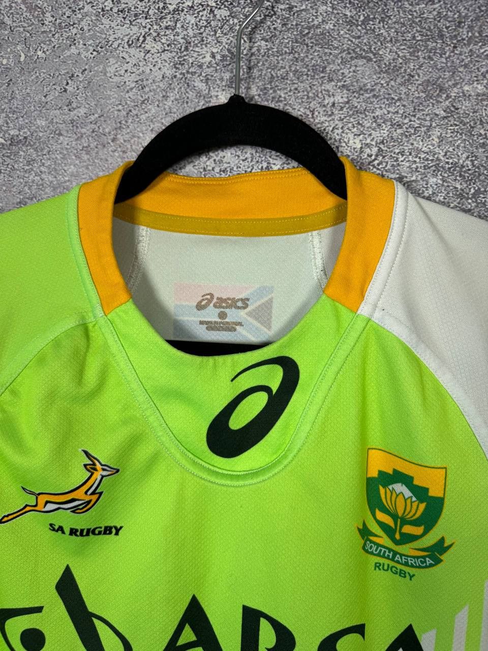 Asics South Africa Sevens Rugby Shirt 2014 Asics Jersey Small Size US S / EU 44-46 / 1 - 7 Thumbnail